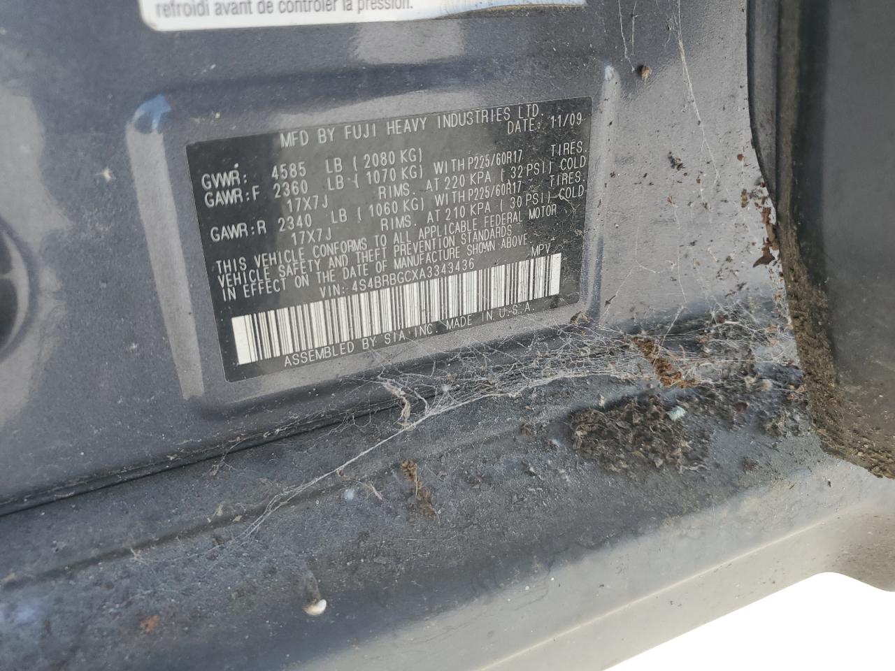 Subaru Outback 2.5i Premium Image 11