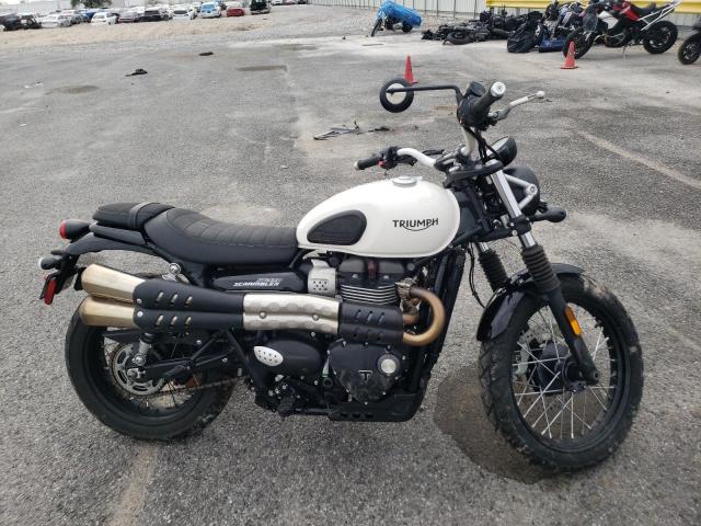  Salvage Triumph Motorcycle Street