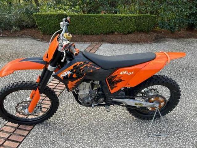  Salvage KTM Motorcycle