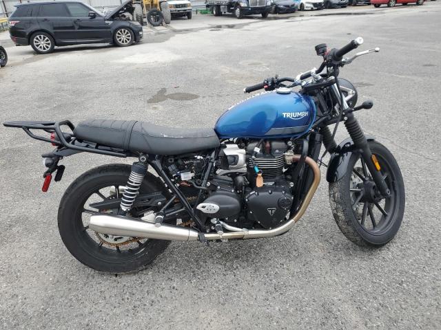  Salvage Triumph Motorcycle Street