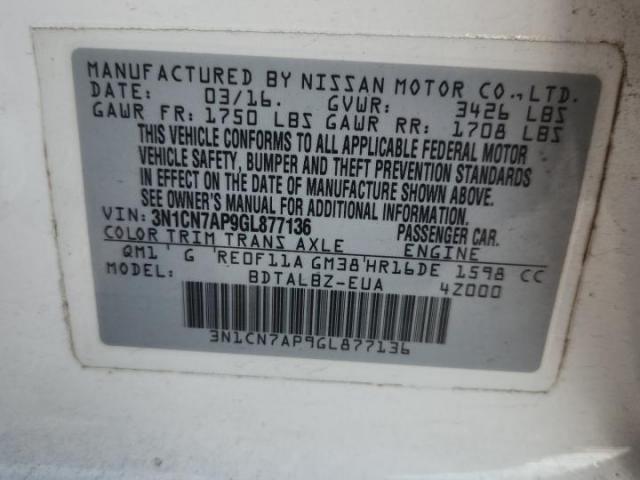 Nissan Versa S Image 4