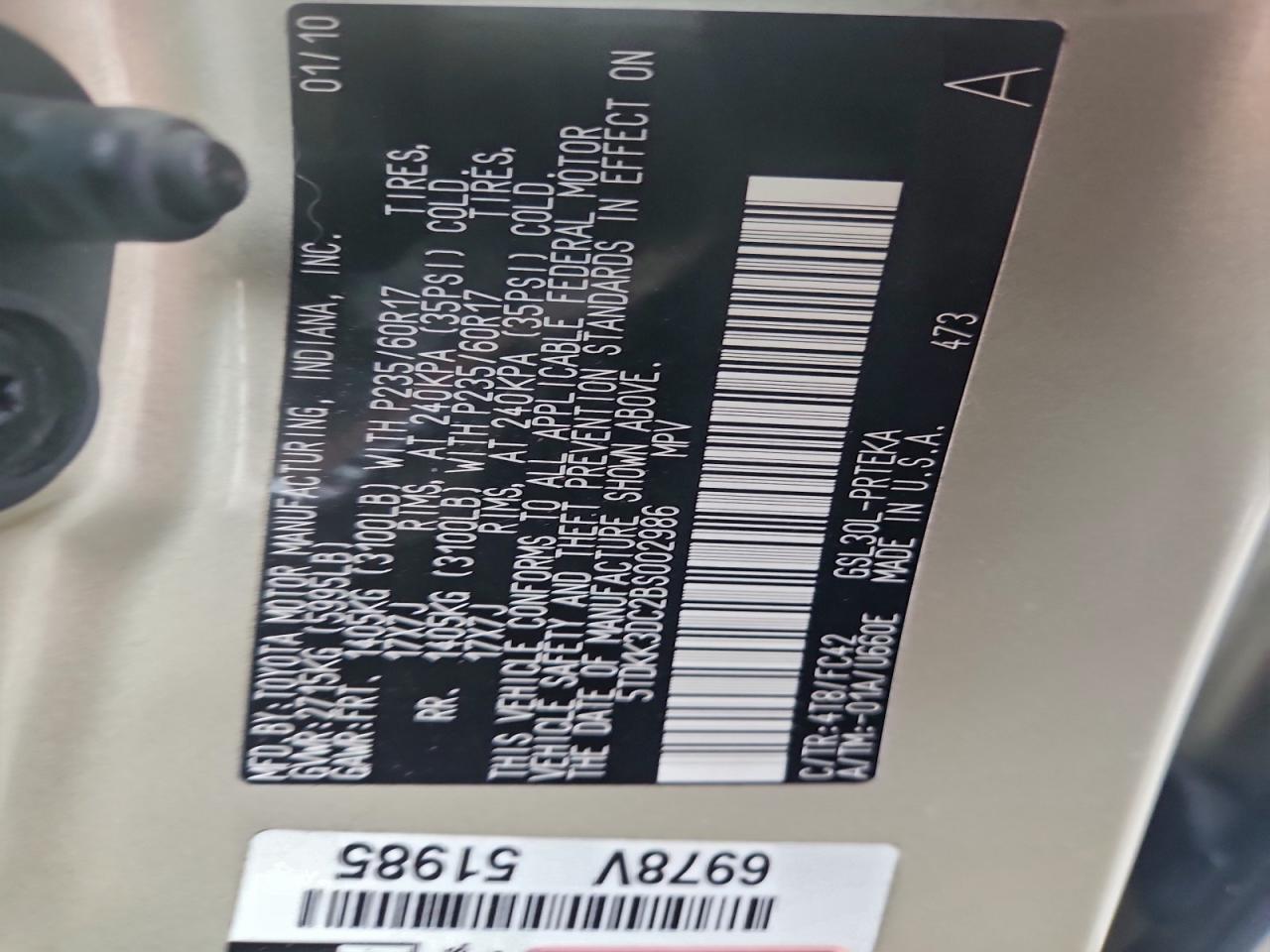 Toyota Sienna Le Image 9