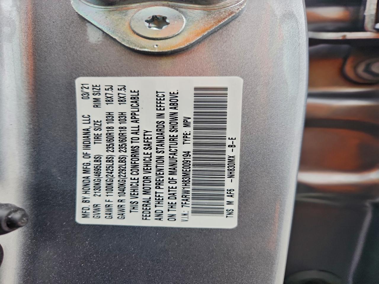 Honda Crv Exl Image 10