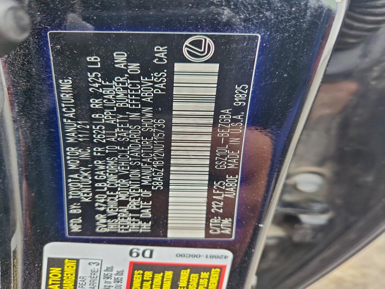 Lexus Es 350 Base Image 6