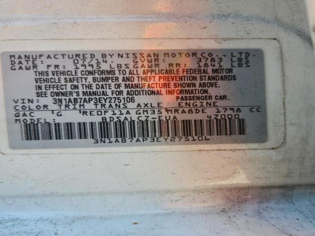 Nissan Sentra S Image 8