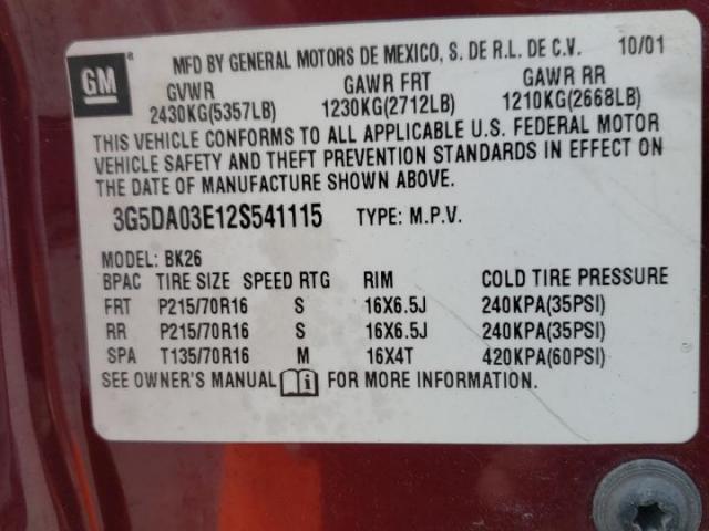 Buick Rendezvous Cx Image 10