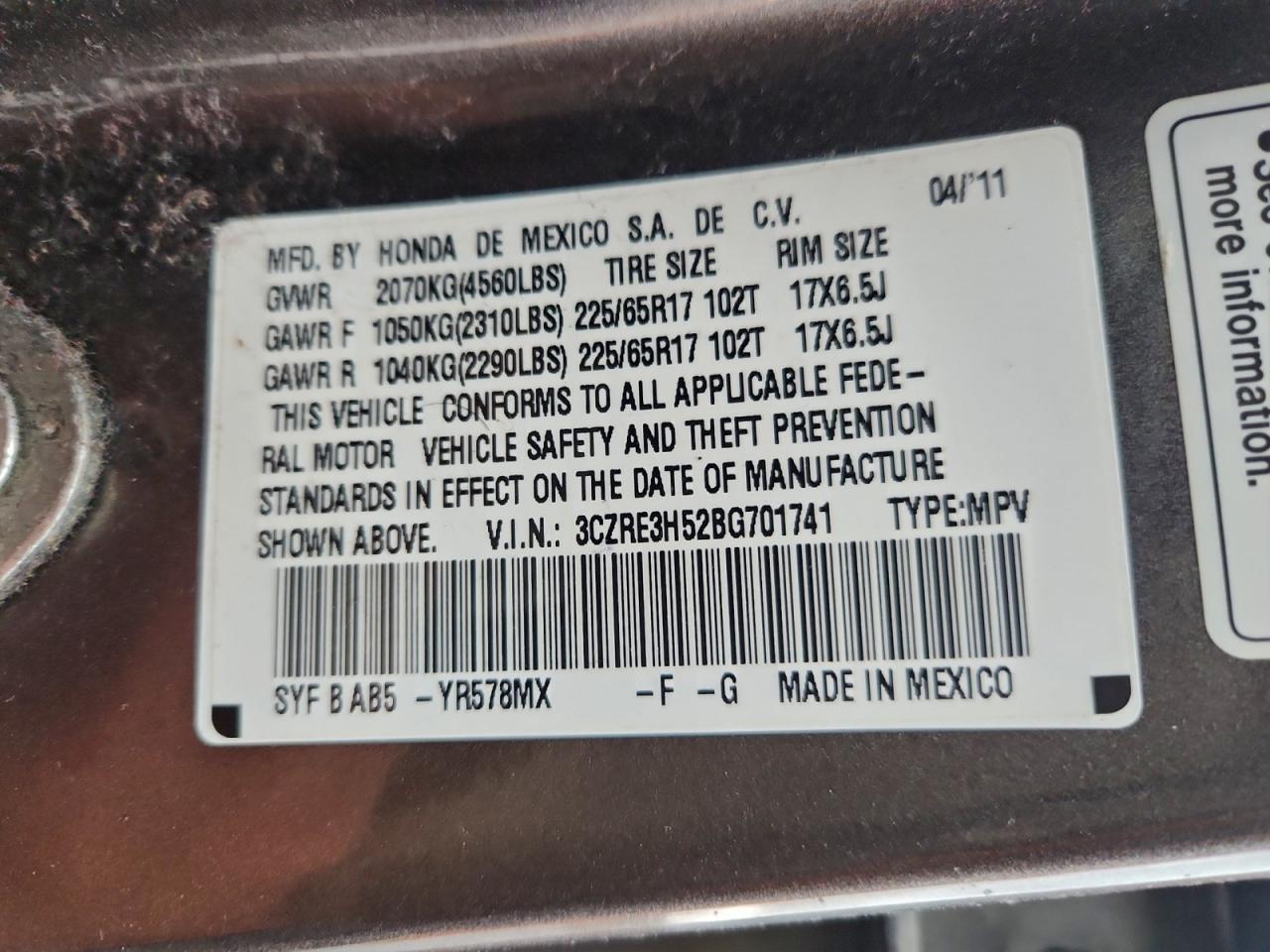 Honda Crv Ex Image 9