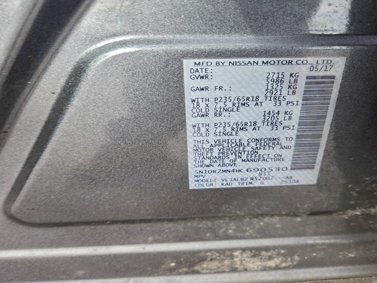 Nissan Pathfinder S Image 11