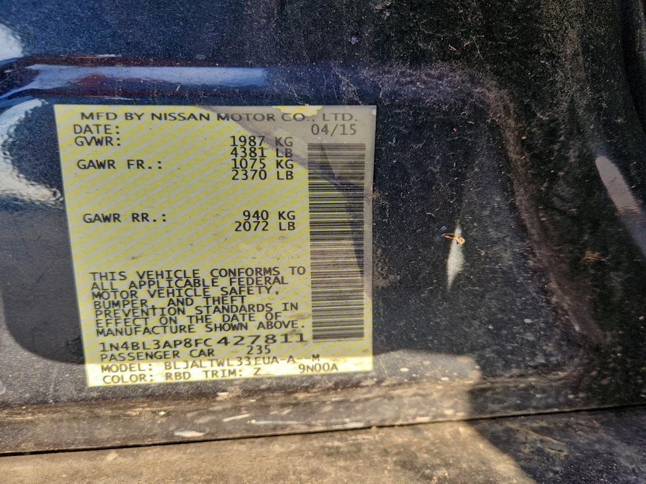 Nissan Altima 3.5s Image 4